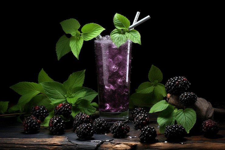 Black Currant Mojito