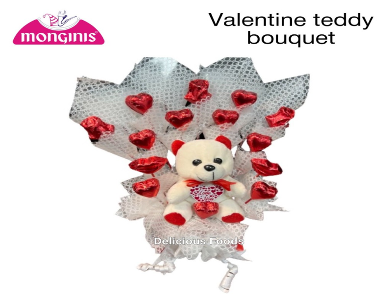 BOUQUET VALENTINE TEDDY