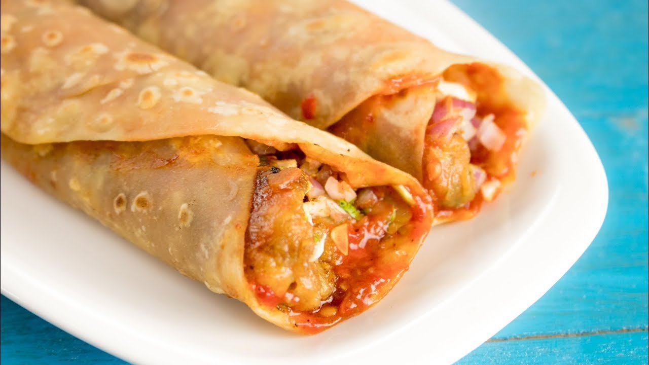 Veg. Schezwan Frankie