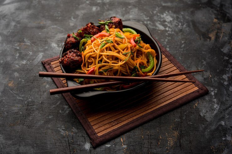 Veg. Manchurian Noodles