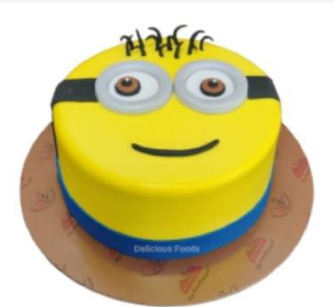 SpongeBob Face Cake
