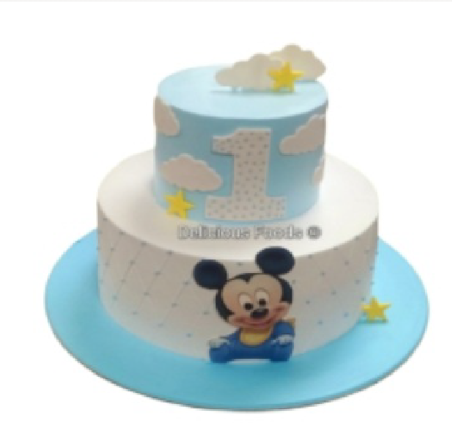 Mickey Mouse 1st Birthday Cake