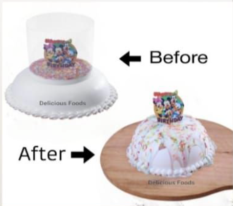 Pull-Up Cartoon Cake (Large)