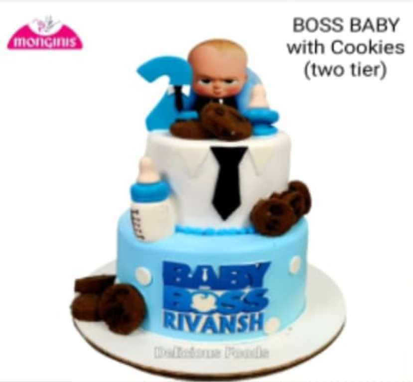 Boss Baby with Cookie Cake
