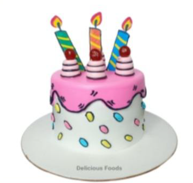 Cute Comic Cake