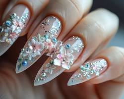 3D nail art & on word