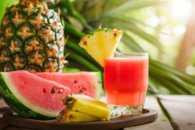 Tropical Sunset (Watermelon + Pineapple)