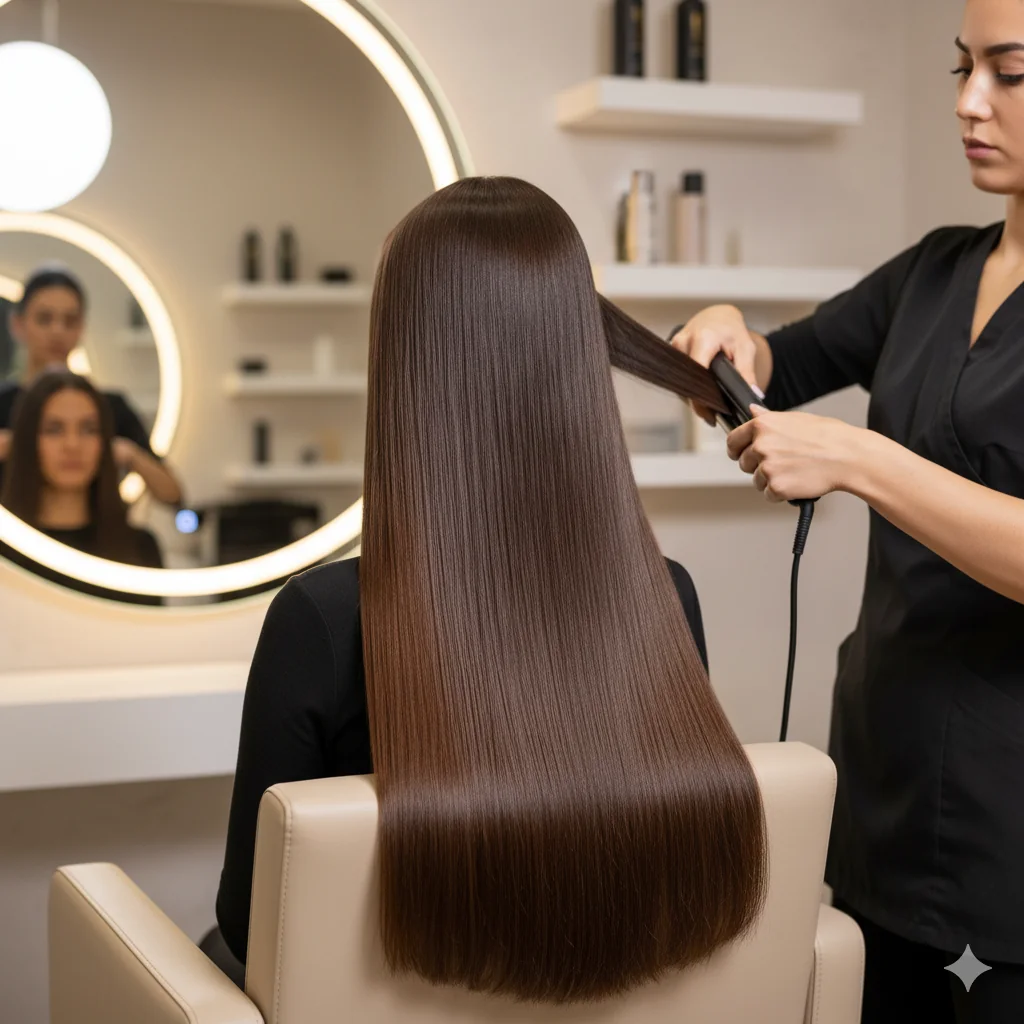 Hair straightening