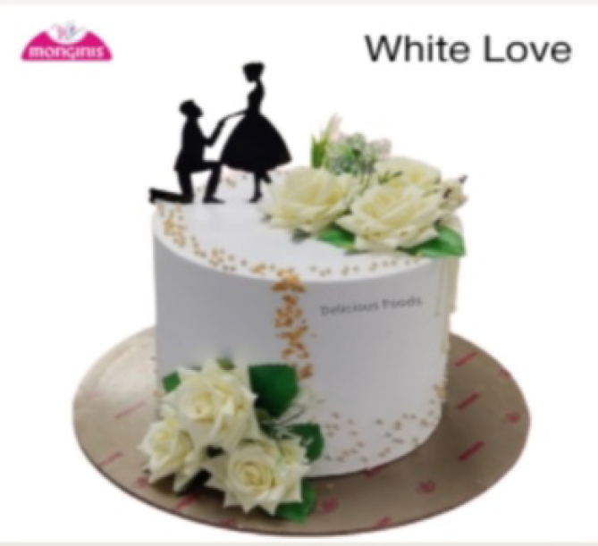 White Love Cake