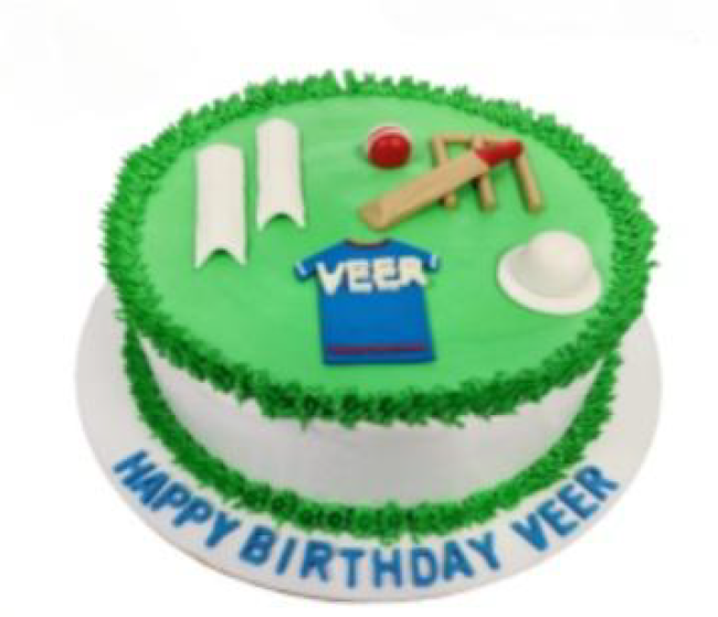 Trendy T-20 Cricket Cake
