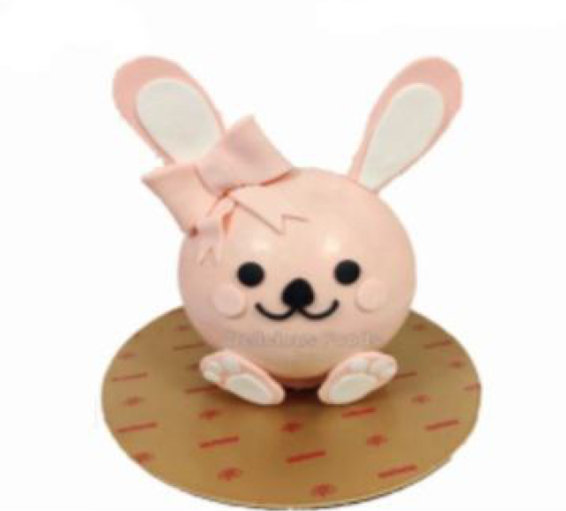 Piñata Pink Rabbit Cake