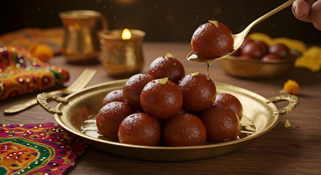 gulaab jamun (2 piece)