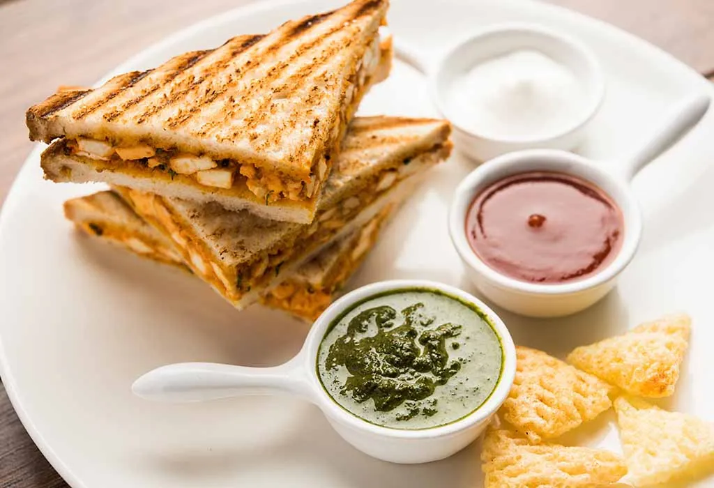 Paneer Grilled Sandwich