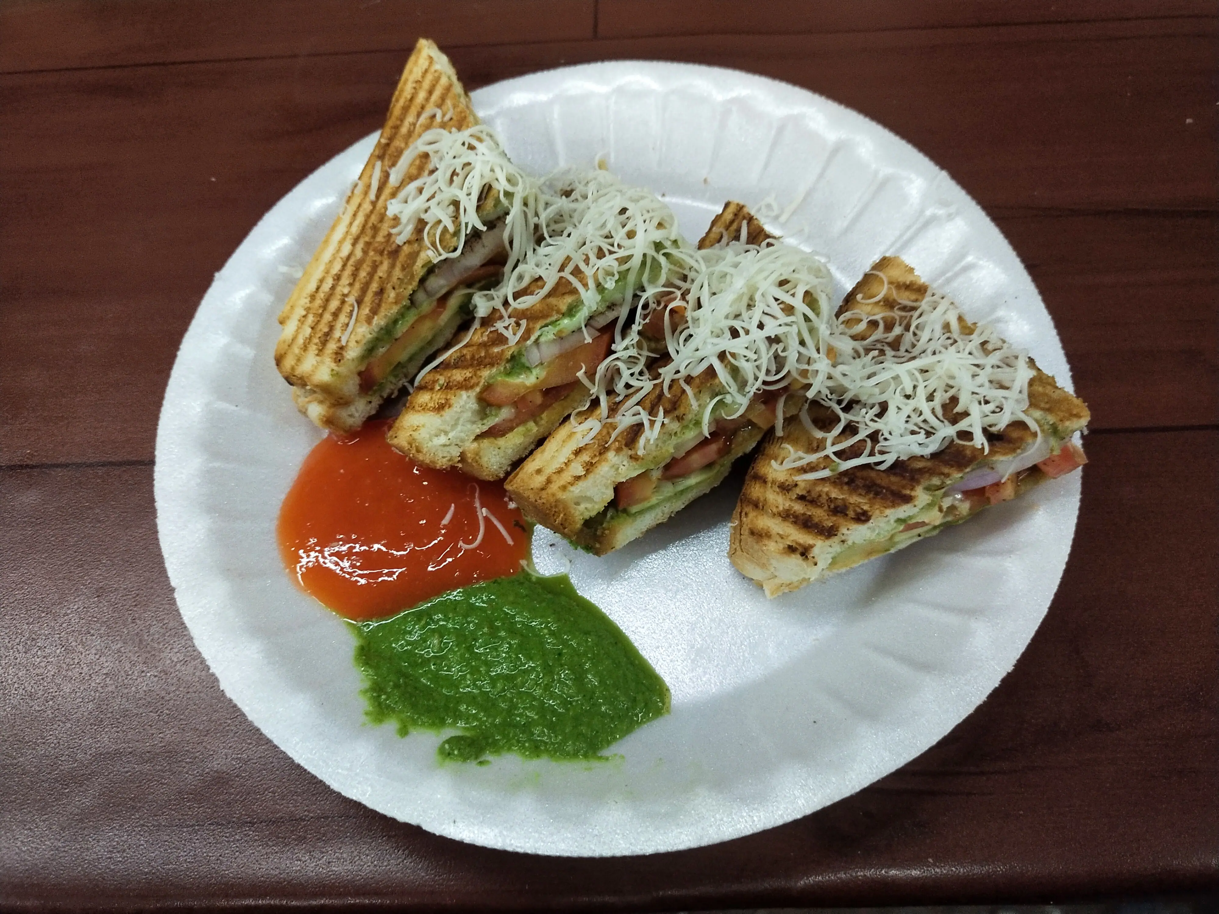 Aloo Matar Cheese Grilled S/w