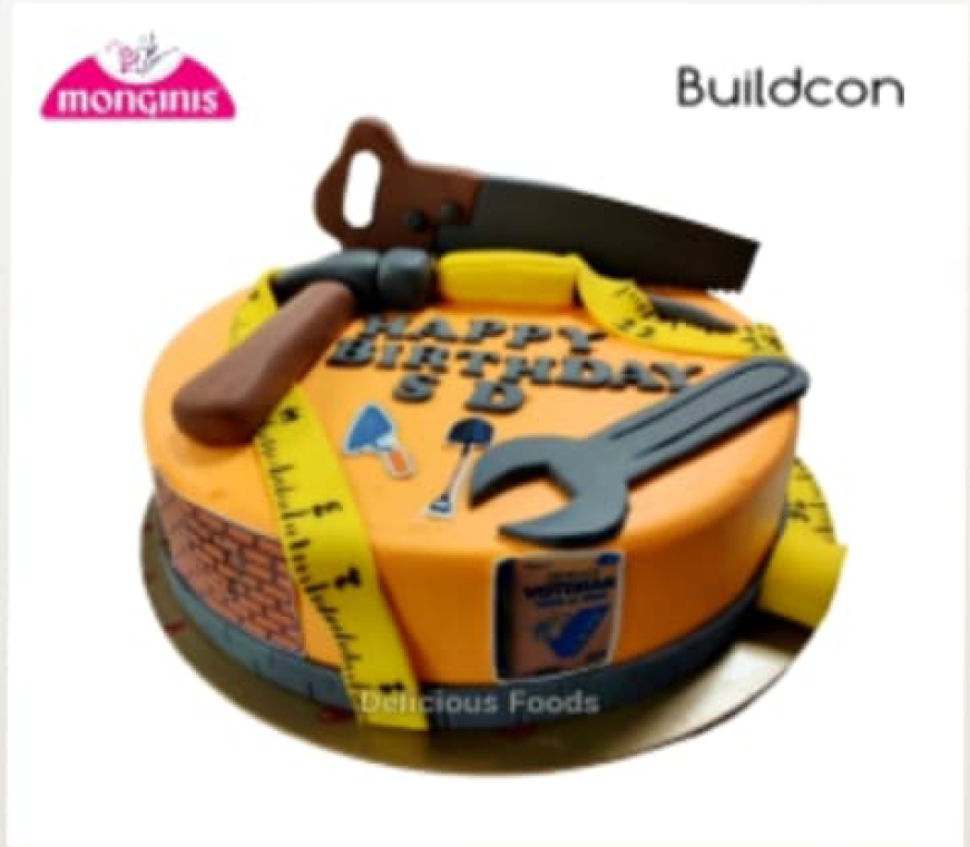 Buildcon Theme Cake