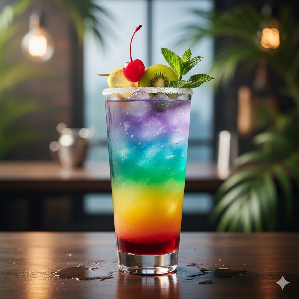 Rainbow Mocktail