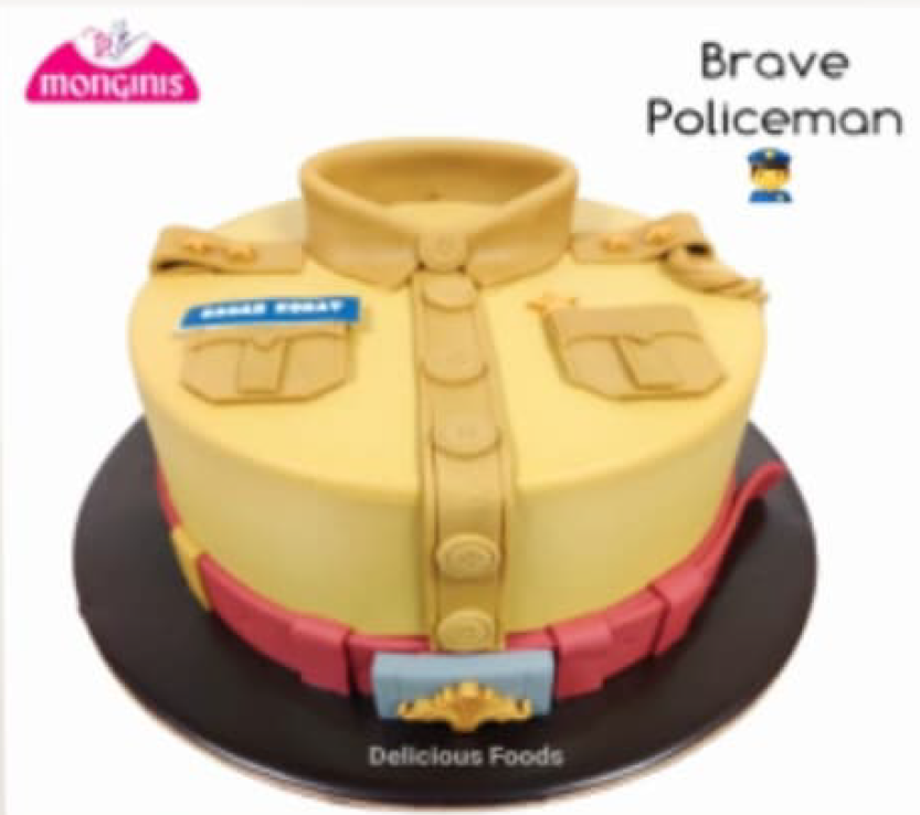 Brave Policeman Cake