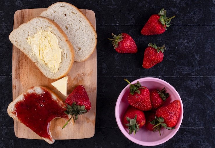 Cheese Bread Butter Jam