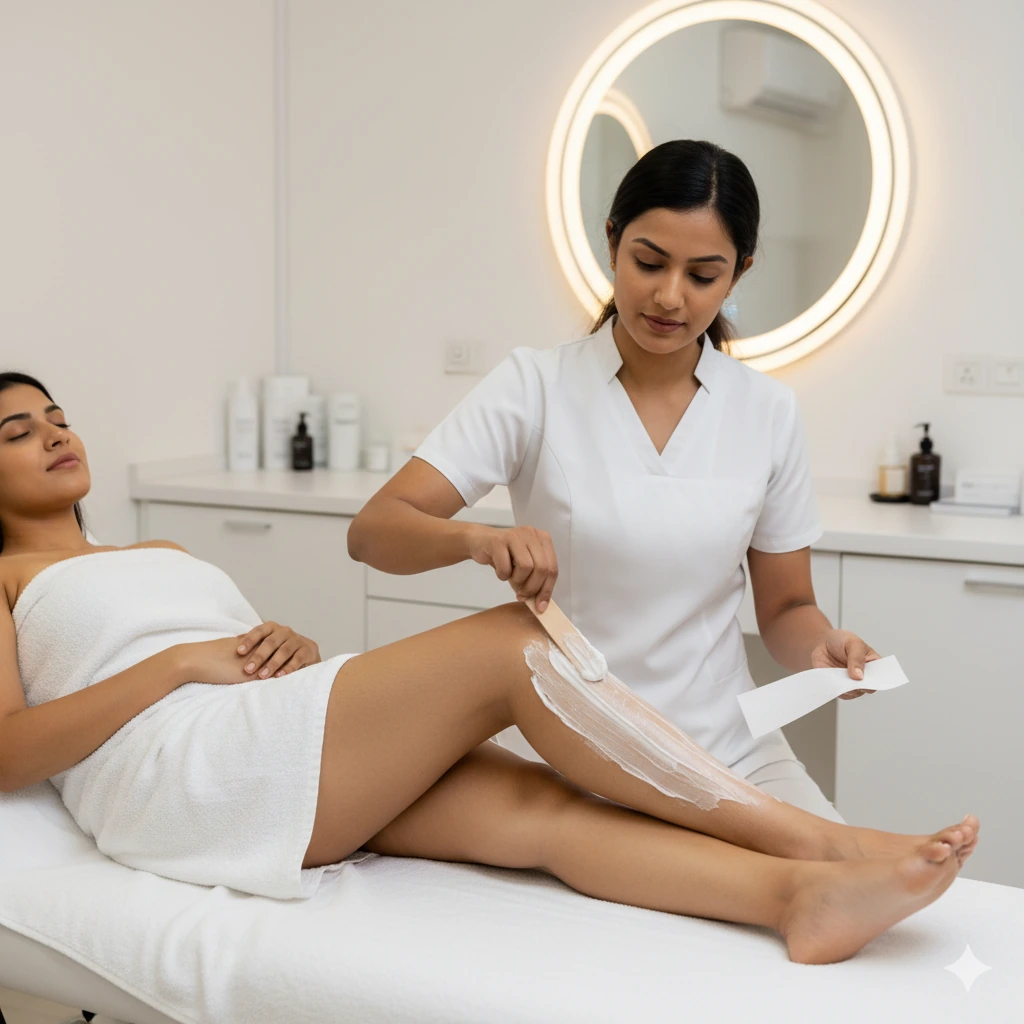 Half Leg Cream Wax